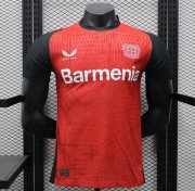 2024-25 Bayer 04 Leverkusen Home Soccer Jersey Shirt Player Version
