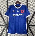 2024-25 Club Universidad de Chile Home Soccer Jersey Shirt