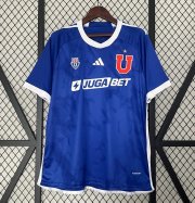 2024-25 Club Universidad de Chile Home Soccer Jersey Shirt
