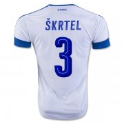 2016 Euro Slovakia Skrtel #3 Home Soccer Jersey
