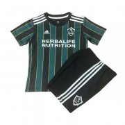 Kids Los Angeles Galaxy 2021-22 Away Soccer Kits Shirt With Shorts