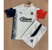 Kids Chivas 2020-21 Away Soccer Kits Shirt With Shorts