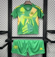 2024-25 Newcastle United Goalkeeper Kids Soccer Kits Shirt With Shorts