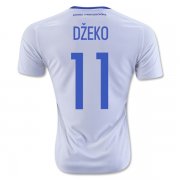 2016 Bosnia and Herzegovina DZEKO #11 Away Soccer Jersey