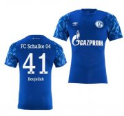 2019-20 Schalke 04 Home Soccer Jersey Shirt Nassim Boujellab #41