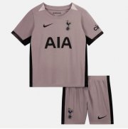 2023-24 Tottenham Hotspur Kids Third Away Soccer Kits Shirt With Shorts