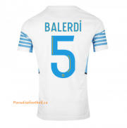 2021-22 Marseille Home Soccer Jersey Shirt with BALERDI 5 printing