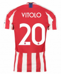 2019-20 Atletico Madrid Home Soccer Jersey Shirt Vitolo 20