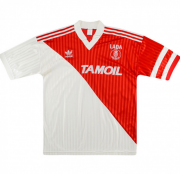 1991-92 Monaco Retro Home Soccer Jersey Shirt