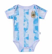 2020 Argentina Home Infant Baby Soccer Jersey Suit