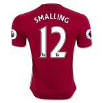 2016-17 Manchester United 12 SMALLING Home Soccer Jersey