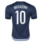 Argentina 2015/16 MARADONA #10 Away Soccer Jersey
