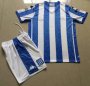 Kids Racing Club de Avellaneda 2020-21 Home Soccer Kits Shirt With Shorts