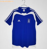2004 Greece Retro Away Soccer Jersey Shirt