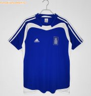 2004 Greece Retro Away Soccer Jersey Shirt