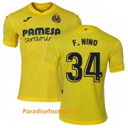 2020-2021 Villarreal Home Soccer Jersey Shirt Fernando Nino #34