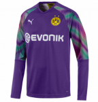 2019-20 Borussia Dortmund Purple Goalkeeper LS Soccer Jersey Shirt