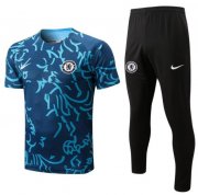 2022-23 Chelsea Blue Training Kits Shirt with Pants