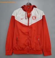 2021-22 Sport Club Internacional Red White Hoodie Windbreaker Jacket
