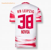 2021-22 RB Leipzig Home Soccer Jersey Shirt NOVOA 38 printing