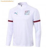 2021-22 Manchester City White Training Sweatshirt