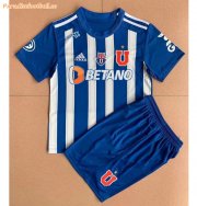 Kids 2022-23 Universidad de Chile Pre-Match Training Kits Shirt With Shorts