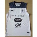 2017 France White Vest Shirt