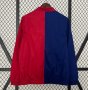 2024-25 Barcelona Blue Red Reversible Trench Coat Jacket