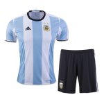 2016-17 Argentina Home Soccer Shirt with Shorts
