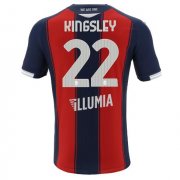 2020-21 Bologna Home Soccer Jersey Shirt MICHAEL KINGSLEY 22