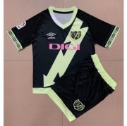 Kids Rayo Vallecano 2022-23 Third Away Soccer Kits Shirt With Shorts