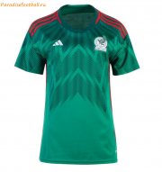 2022 World Cup Mexico Home Women Soccer Jersey Shirt