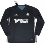 2016-17 Olympique Marseille LS Black Away Soccer Jersey