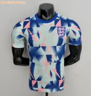 2022-23 England Blue Training Shirt Player Version