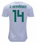 2018 World Cup Mexico Away Soccer Jersey Shirts Javier Chicharito Hernández #14