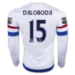 2015-16 Chelsea DJILOBODJI #15 LS Away Soccer Jersey