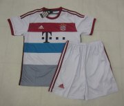 Kids Bayern Munich 14/15 Away Soccer Kit(Shirt+shorts)