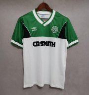 1985-86 Celtic Retro White Away Soccer Jersey Shirt