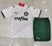 Kids Sociedade Esportiva Palmeiras 2021-22 Away Soccer Kits Shirt With Shorts
