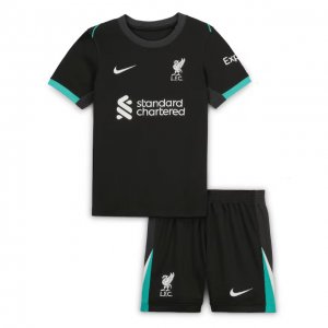 2024-25 Liverpool Kids Away Soccer Kits Shirt With Shorts