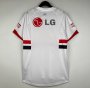 2007-08 Sao Paulo Retro Home Soccer Jersey Shirt
