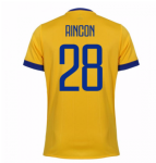 2017-18 Juventus Rincon #28 Away Soccer Jersey