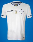 Cruzeiro 15/16 White Away Soccer Jersey