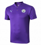 2019-20 Manchester City Purple Polo Shirt