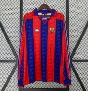 1996-97 Barcelona Retro Home Long Sleeve Soccer Jersey Shirt