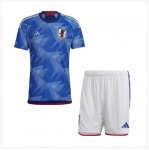 Kids Japan 2022 FIFA World Cup Home Soccer Kits Shirt With Shorts