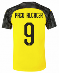 2019-20 Borussia Dortmund Cup Home Soccer Jersey Shirt Paco Alcacer 9