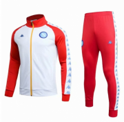 2019-20 Napoli White Red Jacket Training Suits With Pants