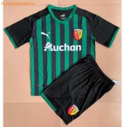 Kids RC Lens 2021-22 Away Soccer Kits Shirt with Shorts