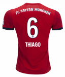 2018-19 Bayern Munich Home Soccer Jersey Shirt Thiago Alcantara #6